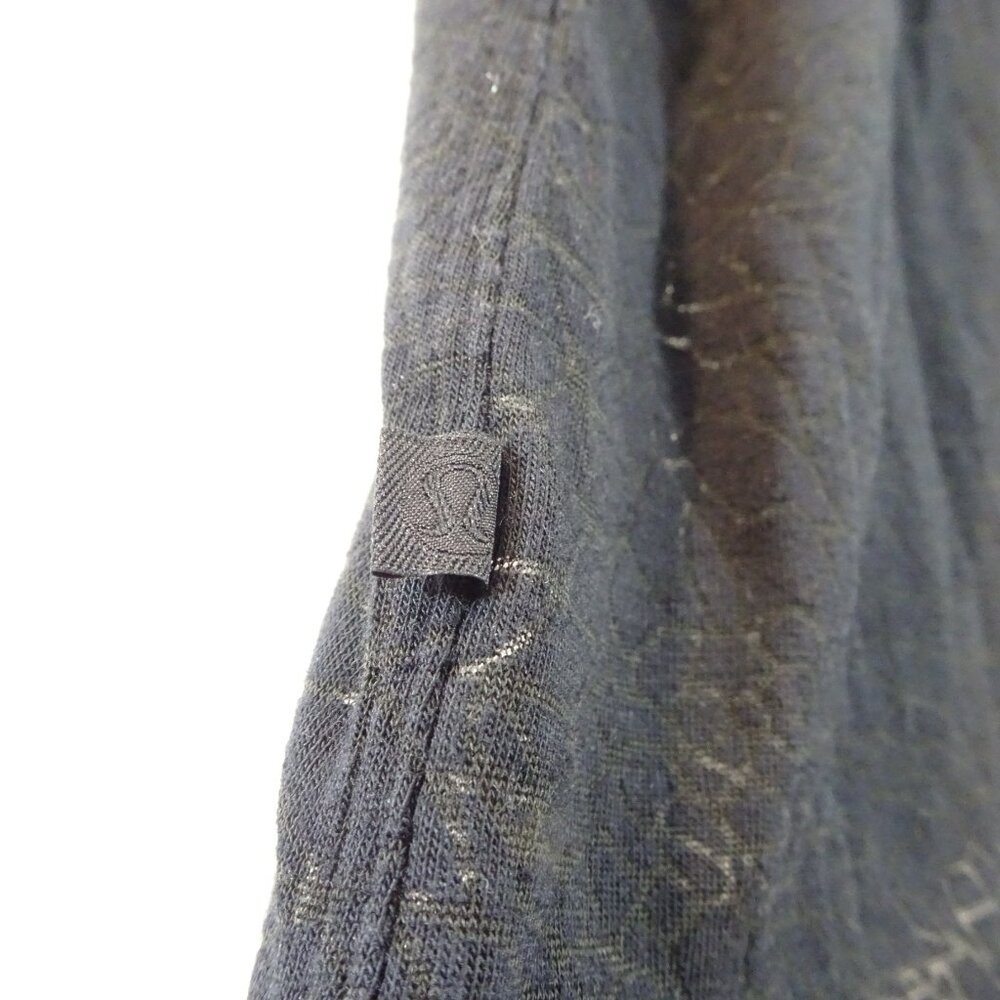 Lululemon Black Cinch Me Up Drawstring Cropped Tank Top Women's Size 8 - Picture 4 of 4